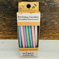 Birthday Beeswax Candles