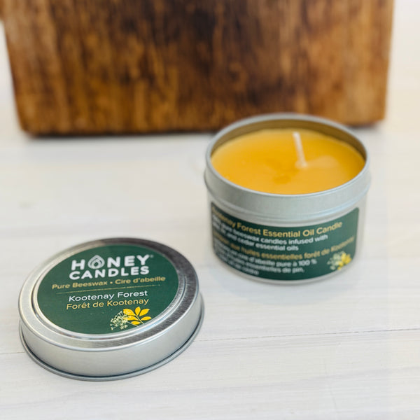 Kootenay Forest Beeswax Candle