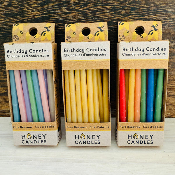 Birthday Beeswax Candles