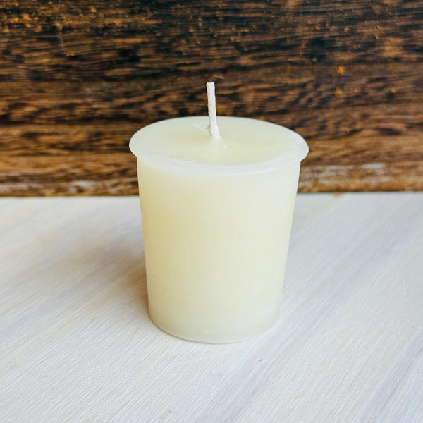 White Beeswax Votive