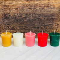 Red Beeswax Votive