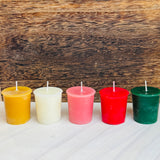 Red Beeswax Votive