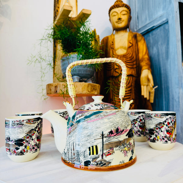 Riverside Market Tea Set