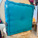 Patchwork Cushion in Blue