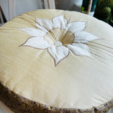 White Lotus Meditation Cushion