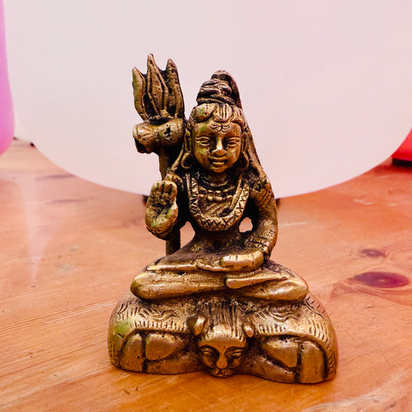 Sitting Shiva in Bronze