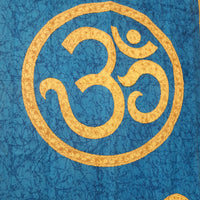 Aum Wall Covering-Blue/yellow