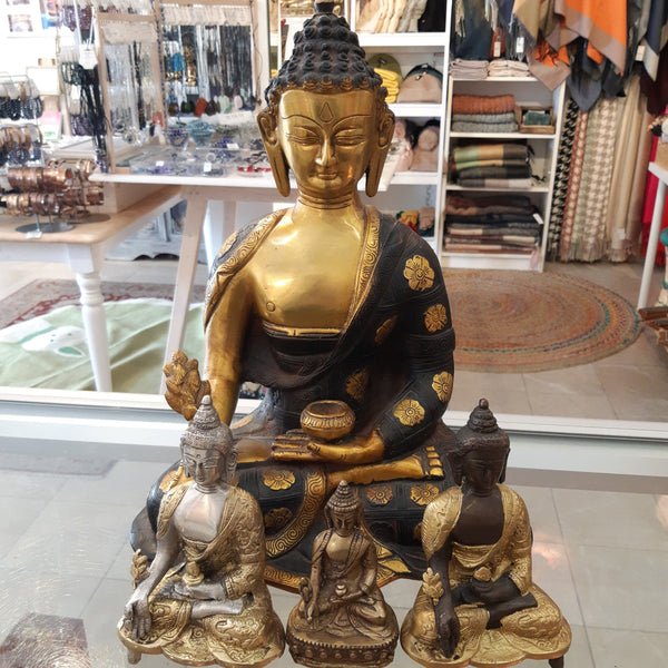 Medicine Buddha in Bronze