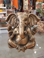 Ganesha in bronze, 12 cm (5")