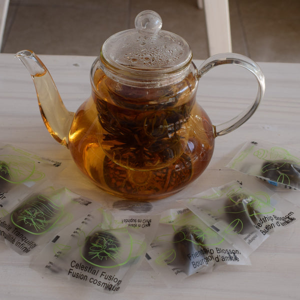 Blooming Teas and Glass Teapot