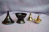 Metal cone/incense burners