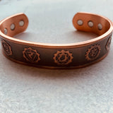 Magnetic-Copper Chakra Wrist-Bracket