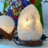 Gentle Glow Salt Lamp (White Himalyan Salt)