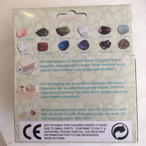 Rock Extraction Kit Rock, Mineral and Gem Excavation Kit – The Garden of Light