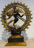 Shiva Nataraja in two-tone Bronze